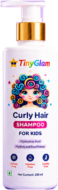 TinyGlam Curly Hair Shampoo 250 ml - Gentle Curly Hair Shampoo for Kids & Teens